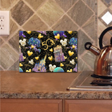 Disney 50th Anniversary Cutting Board/ Disney World Parks Epcot Magic Kingdom Fireworks Balloons Kitchen Décor Gift