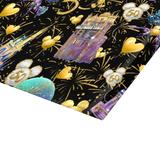 Disney 50th Anniversary Cutting Board/ Disney World Parks Epcot Magic Kingdom Fireworks Balloons Kitchen Décor Gift