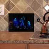 Haunted Mansion Glass Cutting Board/ Disney Hitchhiking Ghosts Kitchen Décor Gift