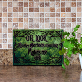 Halloween Hocus Pocus Glass Cutting Board/ Glorious Morning Sanderson Sisters Quote Kitchen Décor Gift