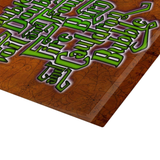 Halloween Magic Spell Glass Cutting Board/ Double Double Toil And Trouble Quote Kitchen Décor Gift