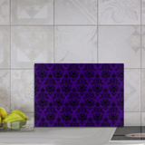 Haunted Mansion Cutting Board/ Disney Purple Wallpaper Kitchen Décor Gift