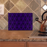 Haunted Mansion Cutting Board/ Disney Purple Wallpaper Kitchen Décor Gift
