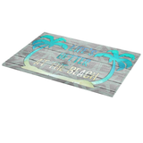 Beach Palm Trees Glass Cutting Board/ Rustic Wood Starfish Life’s Better At The Beach Kitchen Décor Gift