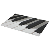 Piano Keys Glass Cutting Board/ Piano Music Lover Kitchen Décor Gift