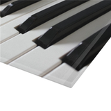 Piano Keys Glass Cutting Board/ Piano Music Lover Kitchen Décor Gift