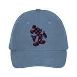 Disney Mickey Halloween Hat/ Purple Buffalo Plaid Mickey Mouse Fall Baseball Adjustable Hat