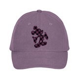 Disney Mickey Halloween Hat/ Purple Buffalo Plaid Mickey Mouse Fall Baseball Adjustable Hat