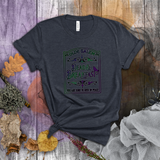 Halloween Sign Shirts/ Purple Grunge Gothic Dead And Breakfast Sign T-Shirts