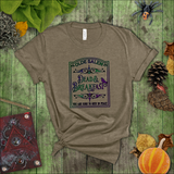 Halloween Sign Shirts/ Purple Grunge Gothic Dead And Breakfast Sign T-Shirts