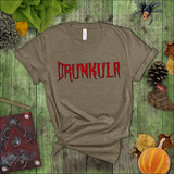 Halloween Drunkula Dracula Shirt/ Halloween Party Funny Drinking Costume T-Shirt/ Dracula Monster Costume Shirt