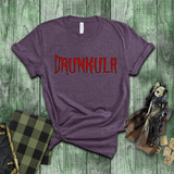 Halloween Drunkula Dracula Shirt/ Halloween Party Funny Drinking Costume T-Shirt/ Dracula Monster Costume Shirt