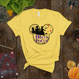 Halloween Hocus Pocus 2 Shirts/ Sanderson Sisters Mickey Mouse Metallic Purple And Orange Disney T Shirts