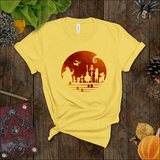 Disney Nightmare Before Christmas Shirts/ Halloweentown Oogie Boogie, Zero, Jack And Sally Metallic Copper T Shirts