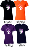 Halloween Save The Boobs Breast Cancer Ribbon Ghost Shirt/ Funny Halloween Ghost Ladies T-Shirt/ Breast Cancer Awareness Halloween Shirt