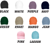 Disney Mickey Halloween Hat/ Purple Buffalo Plaid Mickey Mouse Fall Baseball Adjustable Hat