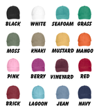 Disney Hat/ Mickey Mouse Quotes Baseball Hat/ Disney Mickey Mouse Pose Cartoon Pink And Blue Pattern Art Adjustable Baseball Cap