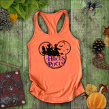 Halloween Hocus Pocus 2 Tanks/ Sanderson Sisters Mickey Mouse Metallic Purple And Orange Disney Vacation Tank Top