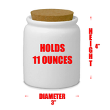 Hocus Pocus Quote Coffee Sugar Jar/ Funny Glorious Morning Ceramic Candy/ Sugar/ Spice/ Halloween Décor Apothecary Jar With Cork Lid Kitchen