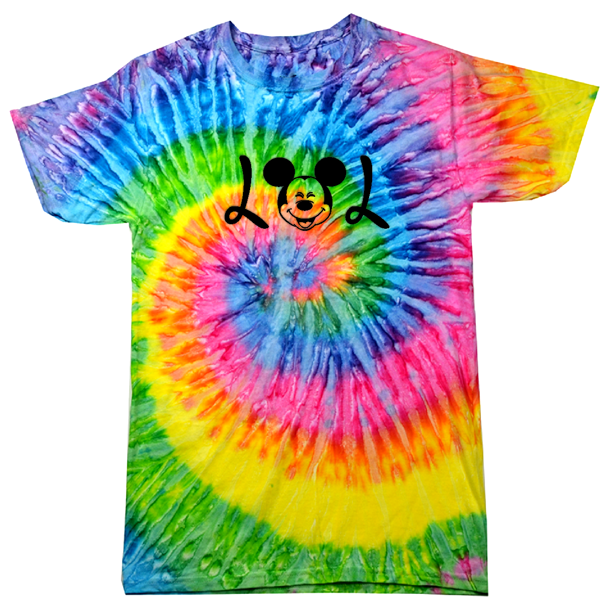 Rainbow sale mickey shirt