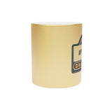 Cinema Sign Mug/ Funny Drama So Apparently I’m Dramatic Marquee Sign Pearl Metallic Silver Gold Coffee Mug Gift Idea