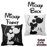 Disney Mickey And Minnie Kissing Bride Groom Pillow Set/ Mr And Mrs Pillow Wedding Set/ Disney Wedding Gift/ Disney Couple Pillows Gift