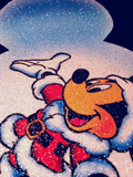 Mickey Mouse Christmas Snowglobe Glitter Sweatshirt/ Disney Santa Suit Mickey Holiday Snow Globe Glitter Sweatshirt/ Disney Glitter Sweater