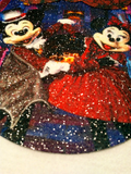 Mickey Minnie Mouse Halloween Glitter Sweatshirt/Disney Minnie Mouse Glitter Sweatshirt/Halloween Mickey Vampire Costume Minnie Bow Sweater