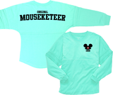 Disney Mouseketeer Jersey/ Original Mouseketeer Spirit Shirt/ Mickey Mouse Disney Vacation Oversized Jersey Top