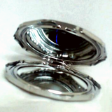 Beach Please Compact Mirror/ Tropical Beach Sign Compact Purse Mirror/ Beach Life Pocket Mirror Cosmetics Bridesmaid Gift/ Travel Mirror