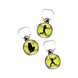 Softball Phone Ring Holder Gift/ Softball Ring Stand/ Finger Ring Phone Stand/Softball Mom, Coach, Player Gift/ Eat Sleep Softball Phone Ring