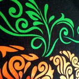 Filigree Pumpkin Autumn Sweatshirt/ Fall Swirl Pumpkin Sweatshirt/ Metallic Orange And Green Rustic Fall Colors Fleece Sweater