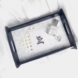 American Flag Rustic Wood Serving Tray Gift/ Patriotic 4th Of July Independence Day Coffee Table/ Cookie Tray