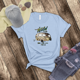 Camping Shirt/ The Wild Is Calling And I Must Go Leopard Print Glamping Camper