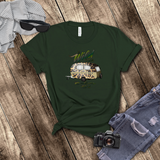Camping Shirt/ The Wild Is Calling And I Must Go Leopard Print Glamping Camper