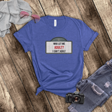 Adulting Shirt/ Marquee Cinema Sign Who Let Me Adult? I Can't Adult T-Shirt