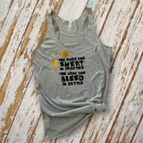 Soccer Shirts/ The More You Sweat In Practice The Less You Bleed In Battle Tank Tops/ Soccer Quote Team Gift Shirts