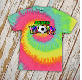 Soccer Mom Tie Dye Shirts/ Soccer Retro Quote Team Mom Gift Shirts