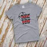 Softball Shirts/ The More You Sweat In Practice The Less You Bleed In Battle Tank Tops/ Girls Softball Quote Team Gift Shirts