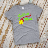 Softball Mom Shirts/ Softball Mom Tank Tops/ Girls Softball Quote Team Mom Gift Shirts