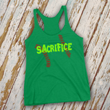 Softball Shirts/ Sacrifice Softball Baseball Tank Tops / Girls Softball Quote Coach Mom Gift Shirts