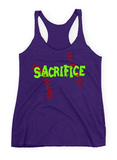 Softball Shirts/ Sacrifice Softball Baseball Tank Tops / Girls Softball Quote Coach Mom Gift Shirts