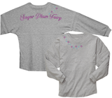 Sugar Plum Fairy Jersey/ Disney Nutcracker Glitter Spirit Shirt/ Candy And Snowflakes Sugar Plum Fairy Disney Oversized Jersey Top
