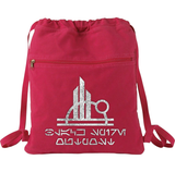 Disney Star Wars Galaxy’s Edge Backpack/ Aurebesh Black Spire Outpost Vacation Travel Park Bag Gift/ Metallic Silver Disney Cinch Sack