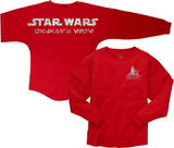 Disney Star Wars Galaxy’s Edge Jersey/ Black Spire Outpost Spirit Shirts/ Metallic Silver Aurebesh Vacation Oversized Jersey