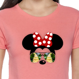 Minnie Mouse Sunglasses Dole Whip Shirt / Disney Dole Whip Women’s Summer T-Shirt / Disney Vacation Minnie Bow Silhouette Top