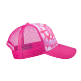 Disney Breast Cancer Awareness Tie Dye Hat/ Mickey, Tinkerbell Glitter Pink Ribbon Breast Cancer Adjustable Cap