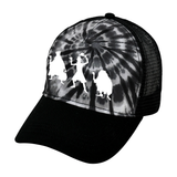 Disney Halloween Tie Dye Hat/ Haunted Mansion Hitchhiking Ghosts Trucker Adjustable Cap