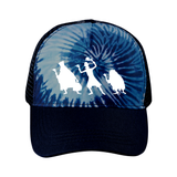 Disney Halloween Tie Dye Hat/ Haunted Mansion Hitchhiking Ghosts Trucker Adjustable Cap