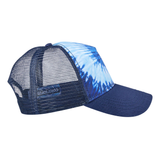 Disney Tie Dye Hat/ Nightmare Before Christmas Jack Skellington And Sally On Spiral Hill Oogie Boogie Halloween Trucker Adjustable Cap